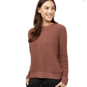 tentree Women's Brown Crew Neck Sweater